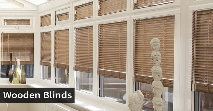 Conservatory Wooden Blinds