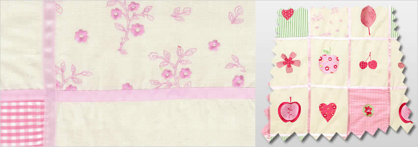 Baby Patchwork Petal Curtains