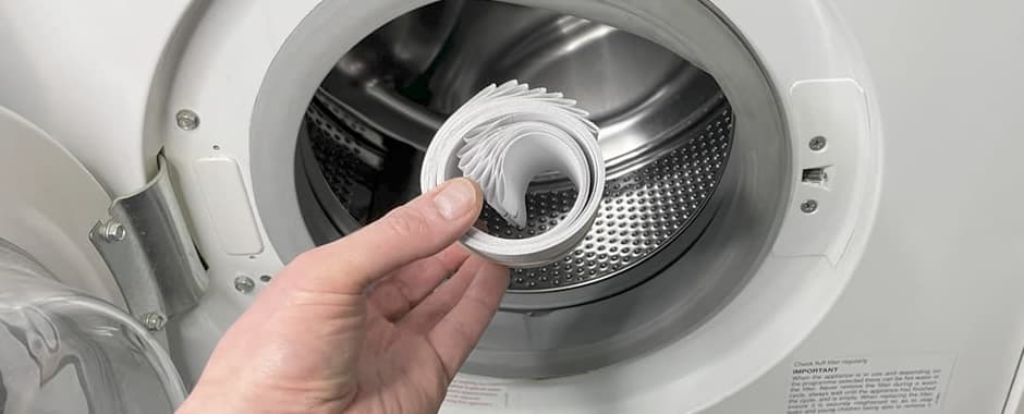 Cleaning vertical blinds in the washing machine