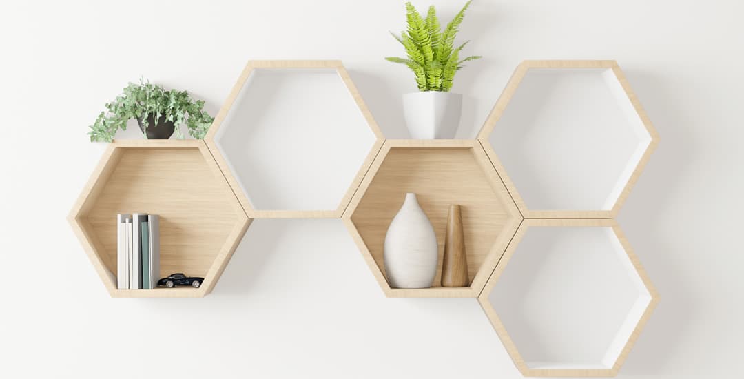 Geometric shelving