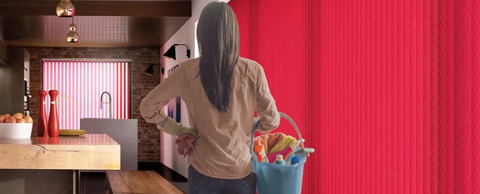 cleaning mould and mildew from vertical blinds