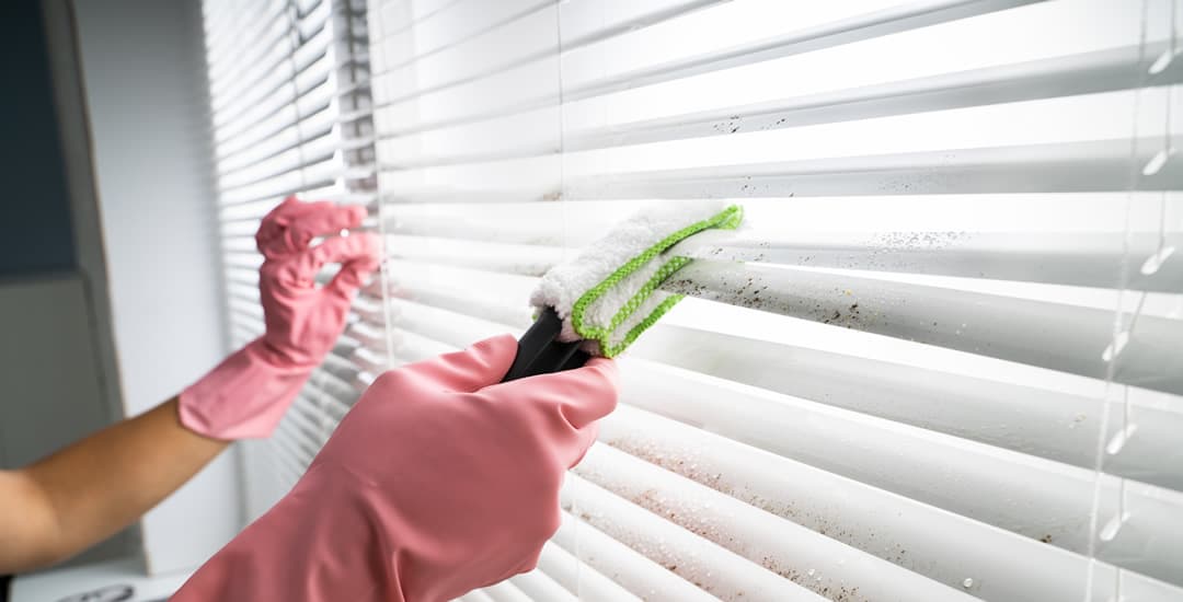 Venetian blind cleaning tool