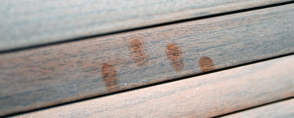 Closeup of dusty wood venetian blinds slats