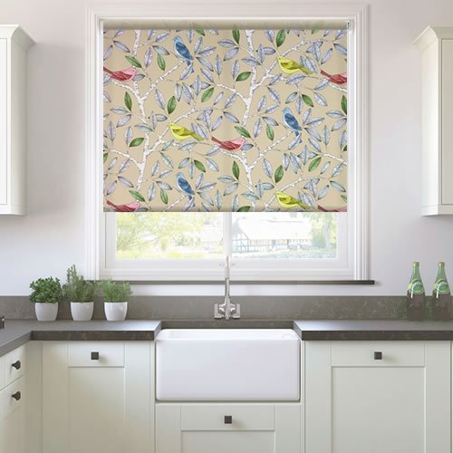 Passerine scandi birds roller blinds