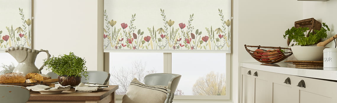 Made to Measure Patterned Roller Blinds