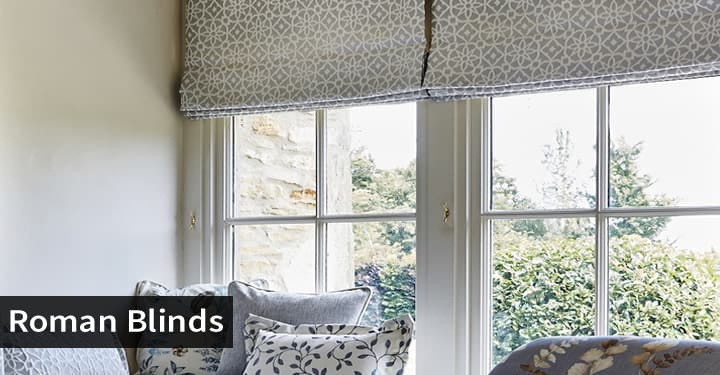 Conservatory Roman Blinds