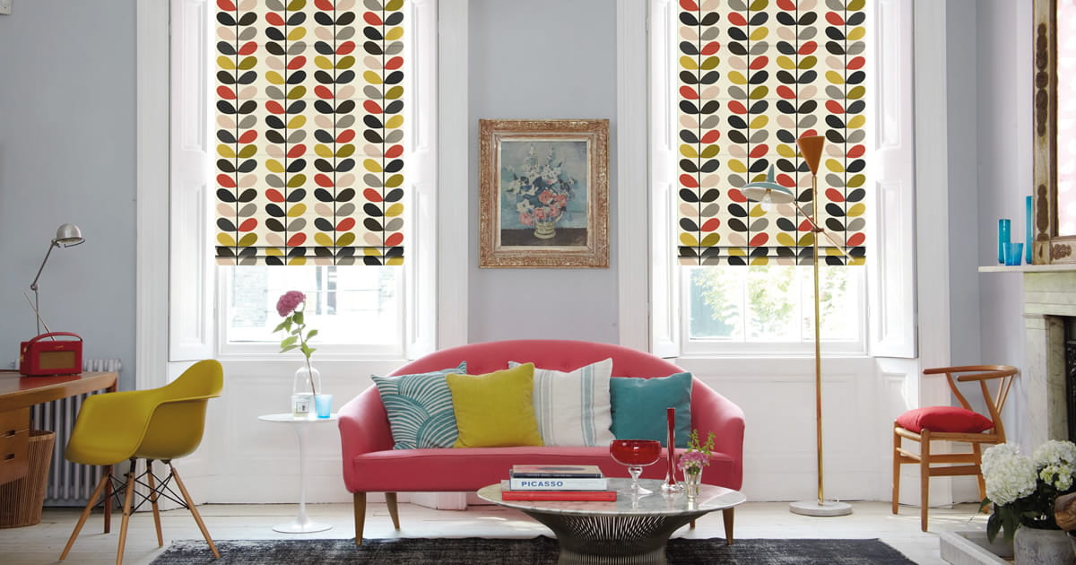 Orla Kiely Roman Blinds