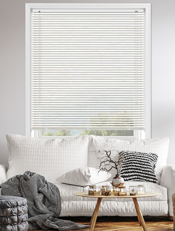 25mm White Fleck Venetian Blinds
