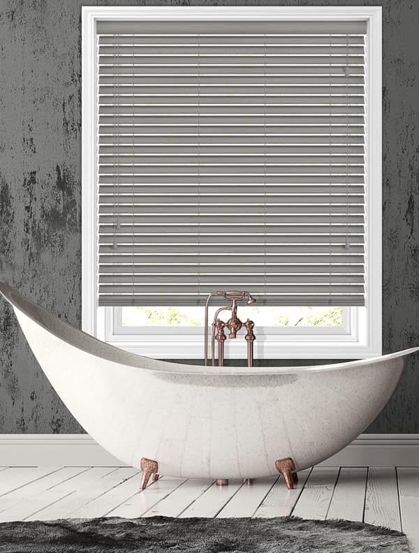 50mm Oriana Grain Faux Wood Blinds