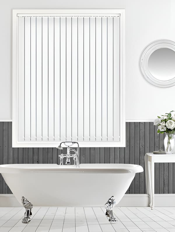 Multi Lux White PVC Vertical Blinds