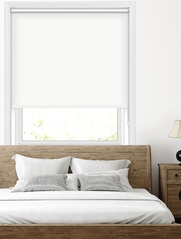 Vitsy White Blackout Roller Blinds