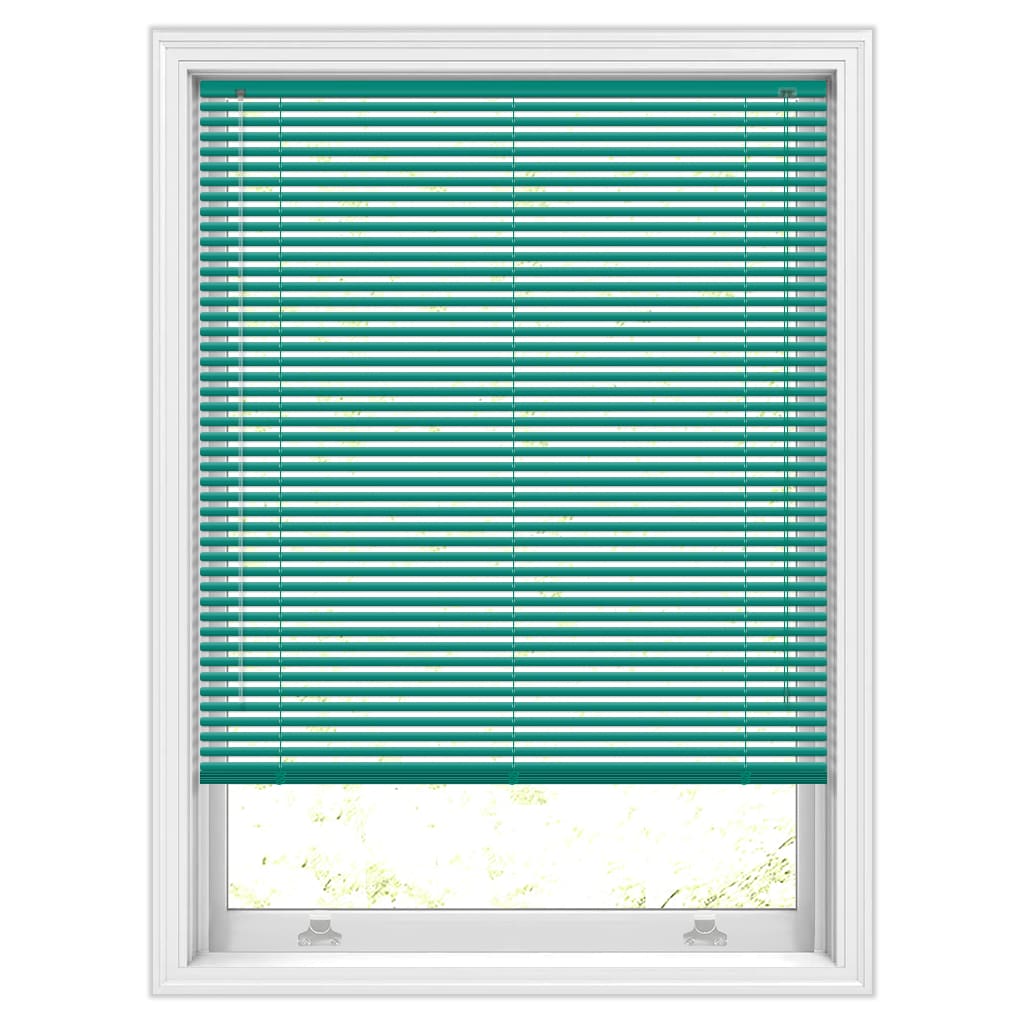 25mm Emerald Green Aluminium Blinds, Made to Measure