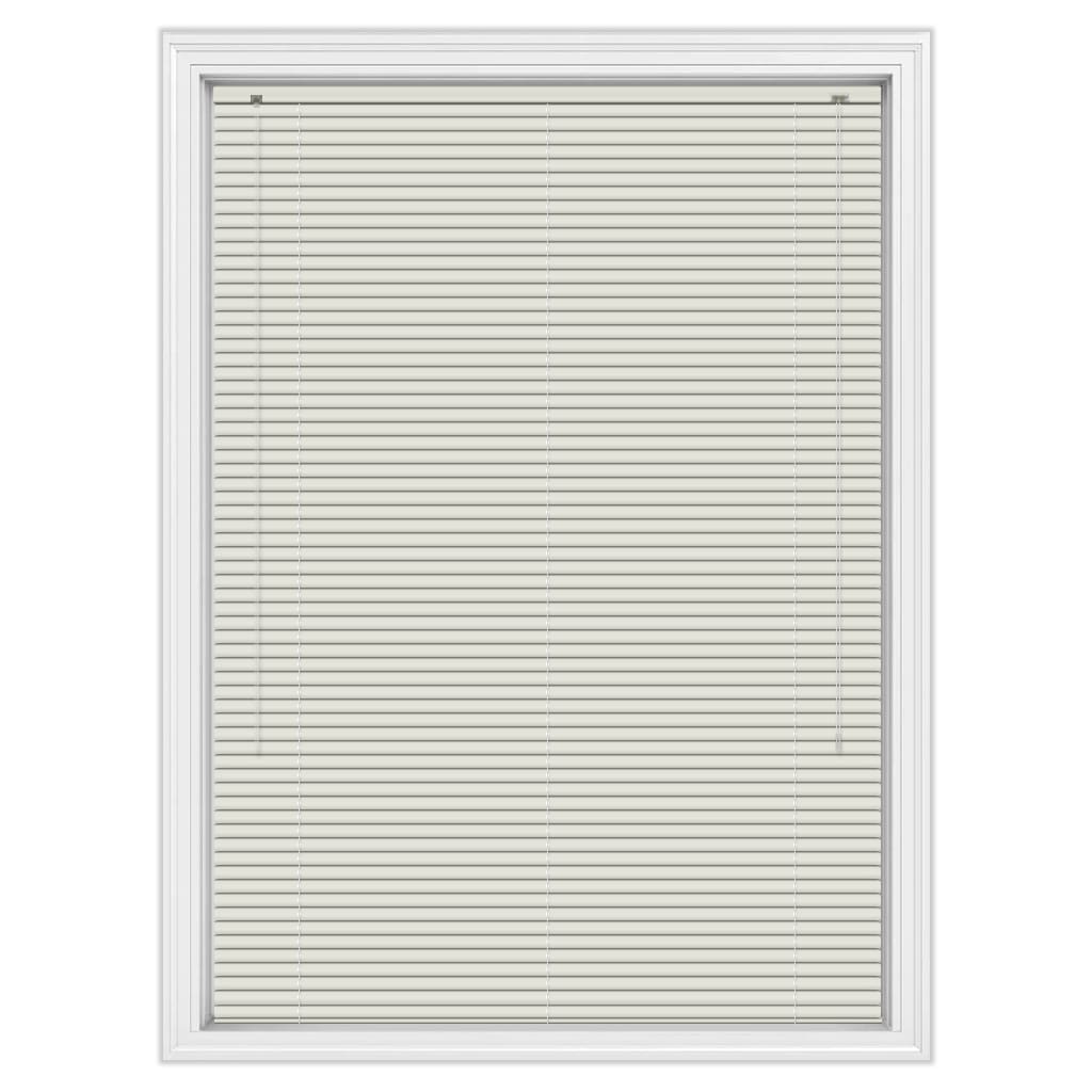 25mm Esme Pale GreyBeige Aluminium Blinds, Made to Measure