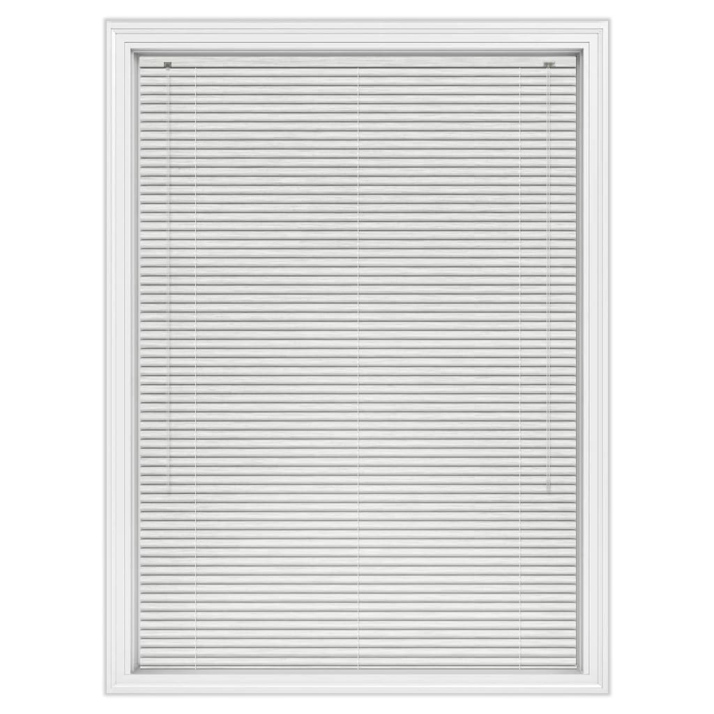 25mm Lucienne Metallic Silver Aluminium Blinds, Custom Made