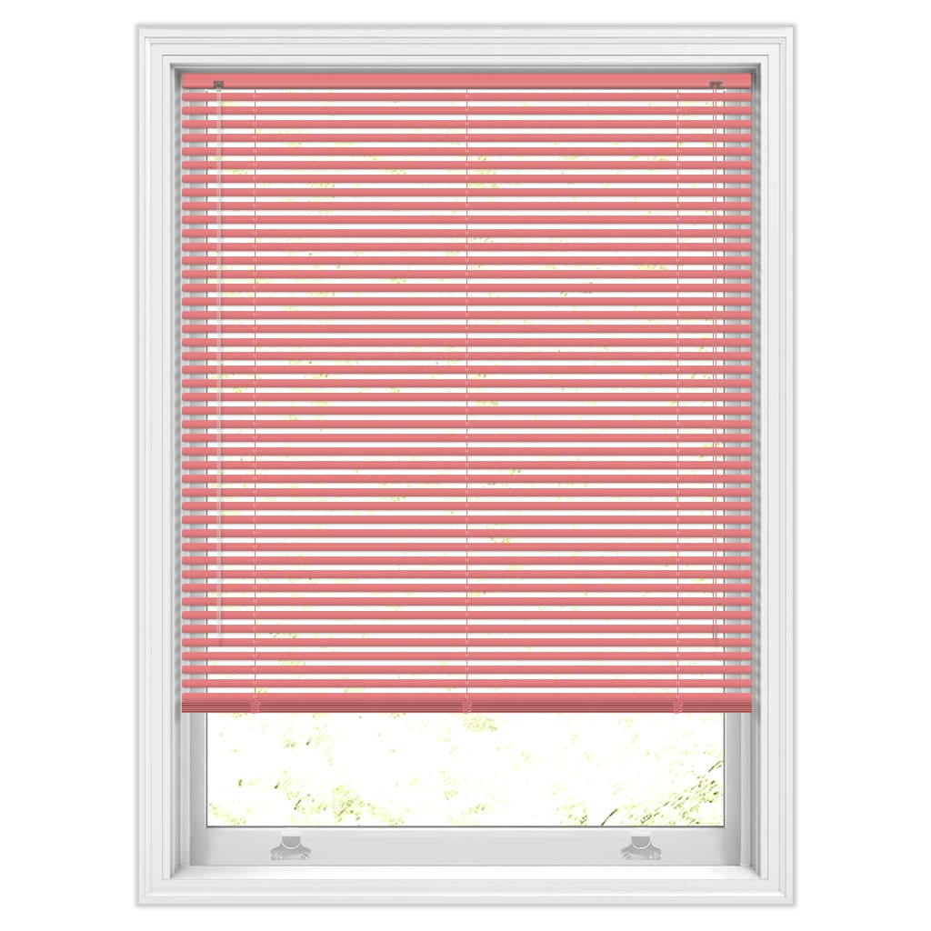 25mm Coral Aluminium Blinds, Made to Measure, High Quality