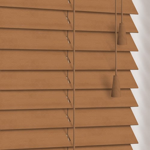 25mm Light Oak Wooden Blind