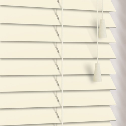 25mm Eggshell Wooden Blind