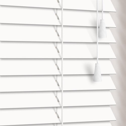 25mm Soft White Wooden Blind