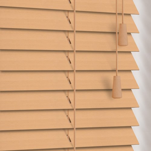 25 mm Pine Wood Blinds, Made to Measure
