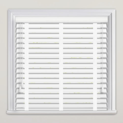 35mm White & Cotton Faux Wood