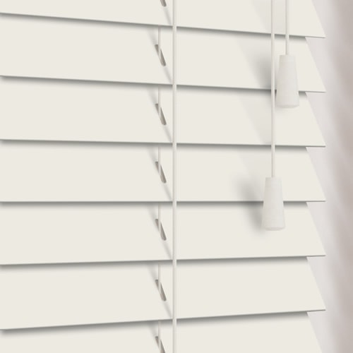 35mm Alabaster Faux Wood Wooden Blind