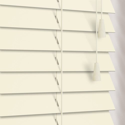 35mm Eggshell Wooden Blind