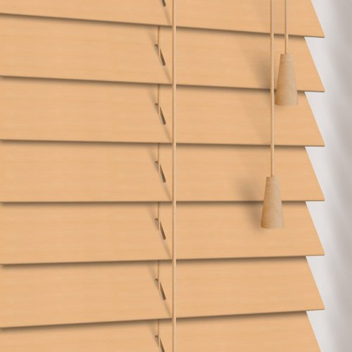 35mm Natural Wooden Blind