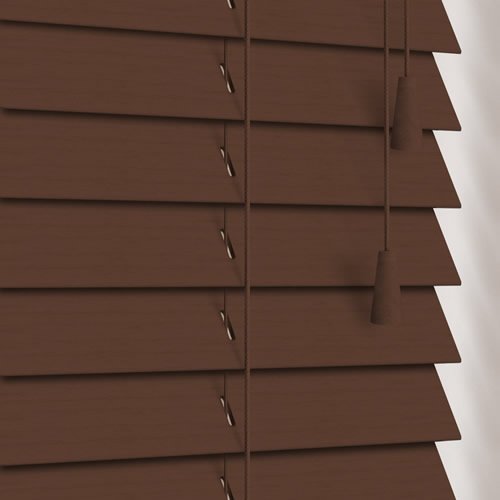 35mm Walnut Wooden Blind