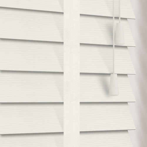50mm Alabaster Grain & Chalk Faux Wood Wooden Blind