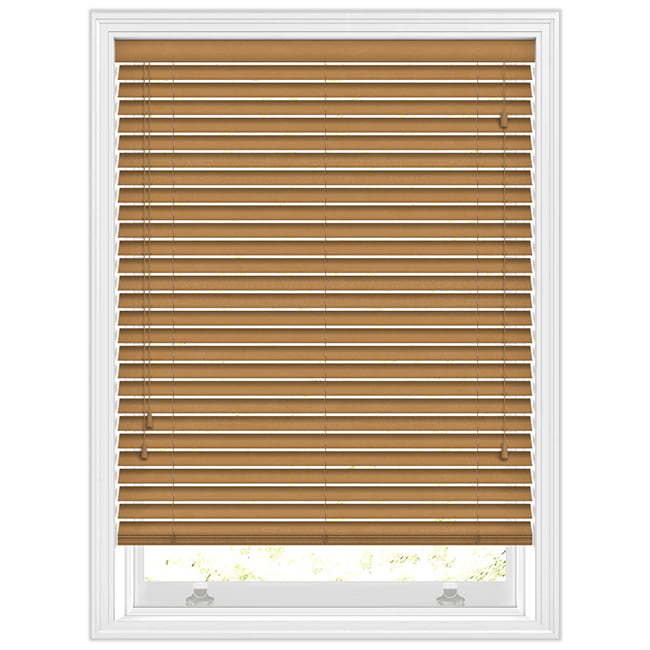 50mm Antique Pine Wooden Blinds, Made to Measure Real Wood, Cheap Prices