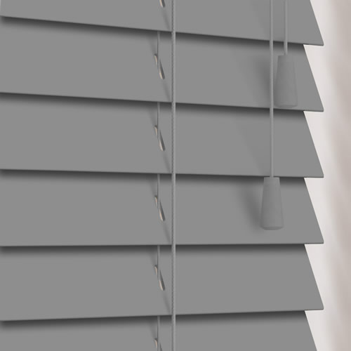 50mm Ash Grey Wooden Blind