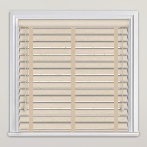 50mm Calico & Malt Faux Wood