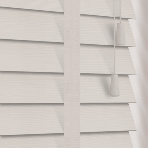50mm Cora Grain & Mist Faux Wood Wooden Blind