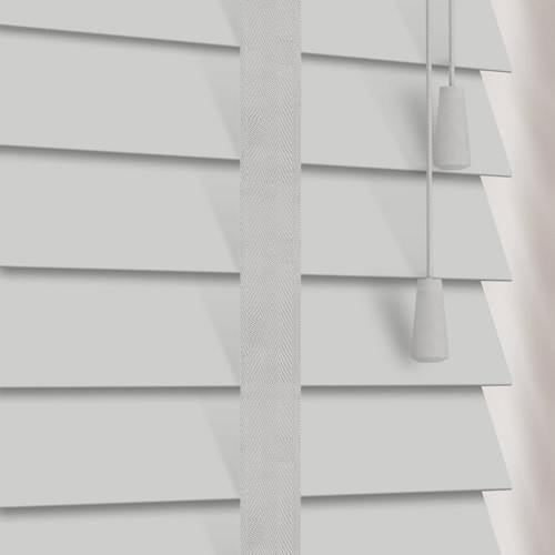 50mm Mara & Lunar Faux Wood Wooden Blind