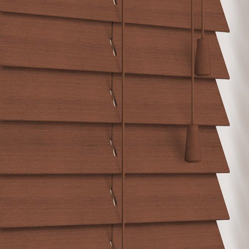 50mm Chestnut Wooden Blind