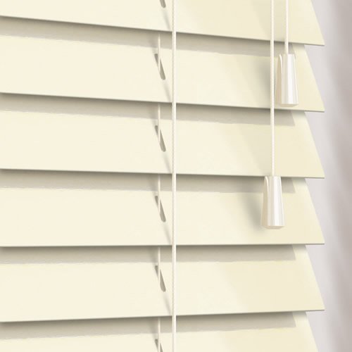 50mm Gloss Eggshell Wooden Blind