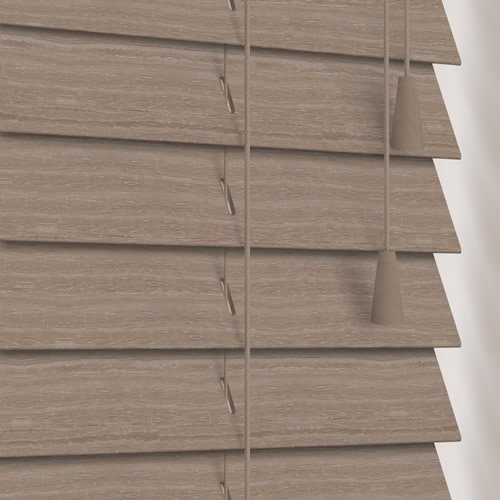 50mm Native Grey Wooden Blind