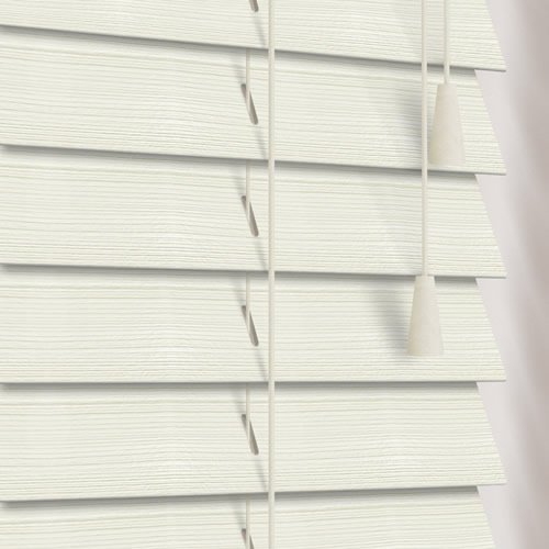 50mm Rustic Cream Wooden Blind