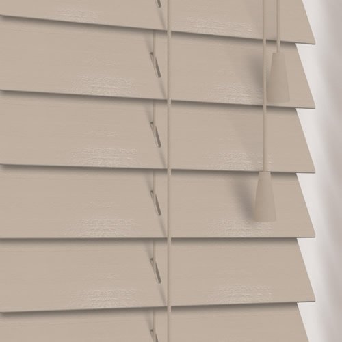 50mm Rustic Stone Wooden Blind