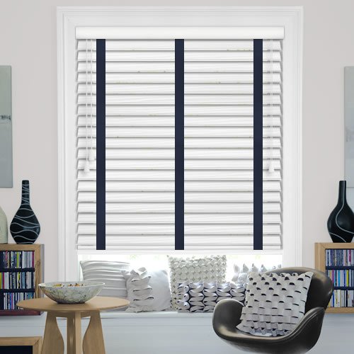 WHITE WOODEN VENETIAN BLINDS REAL WOOD WITH TAPES MADE TO MEASURE CHILD SAFE 