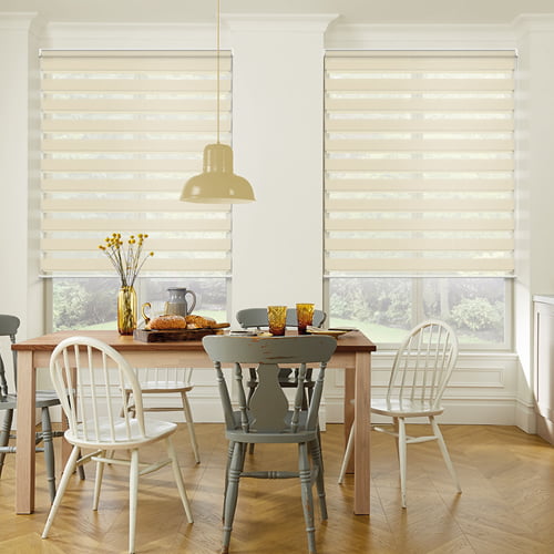 Ashby Barley Rich Cream Day & Night Blinds | Made to Measure | Vision ...