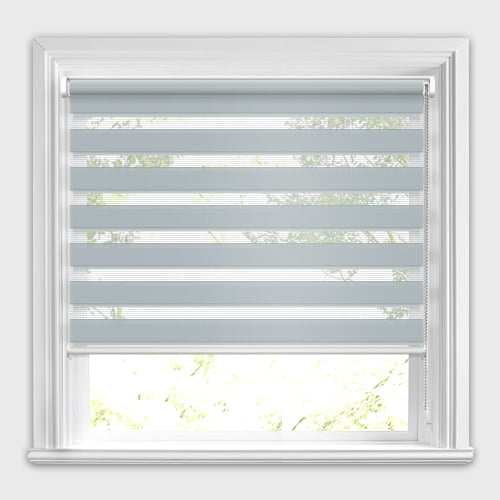 Ashby Flint Grey Day & Night Blinds Made to Measure Vision Blinds