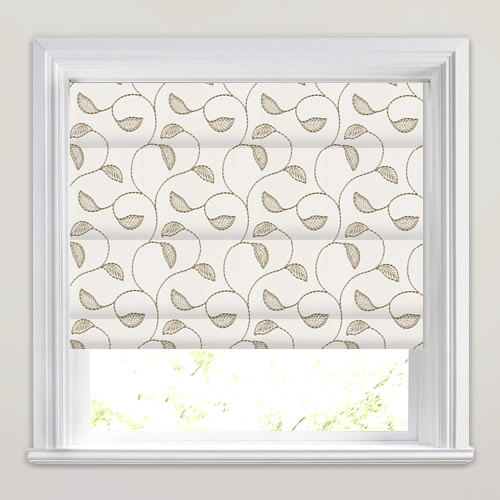 Burghley Stone Roman Blind