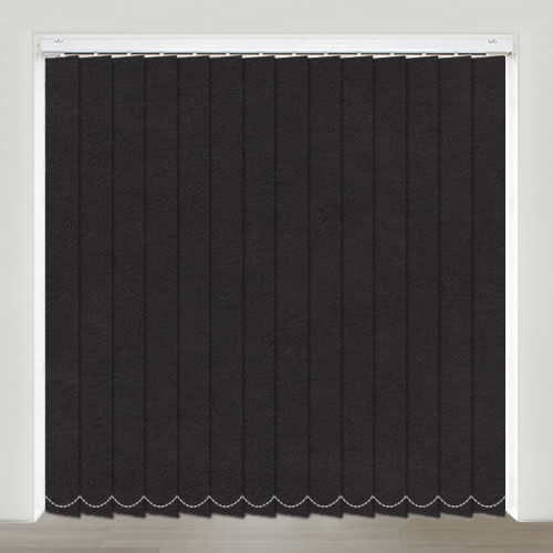 Nubuck Black Vertical Blind