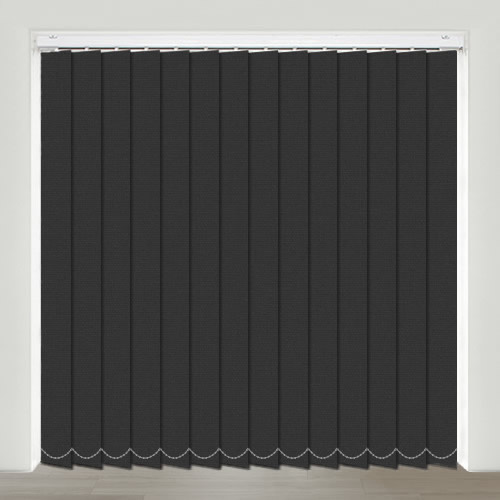 Mono FR Black Vertical Blind