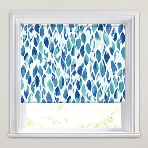 Jewel Marine Blue Roller Blind