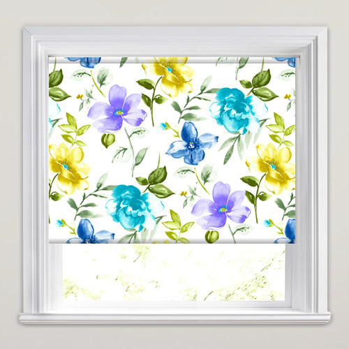 Imogen Heather Blue Roller Blind