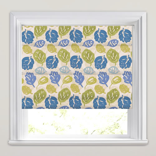 Rowan Bluebell Roman Blind