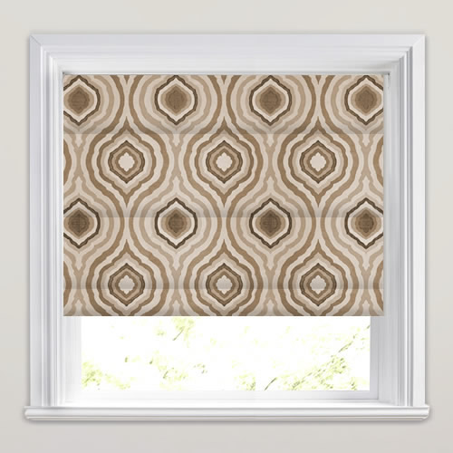 Magnesium Mocha Roman Blind