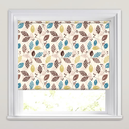 Urbino Teal Roller Blind